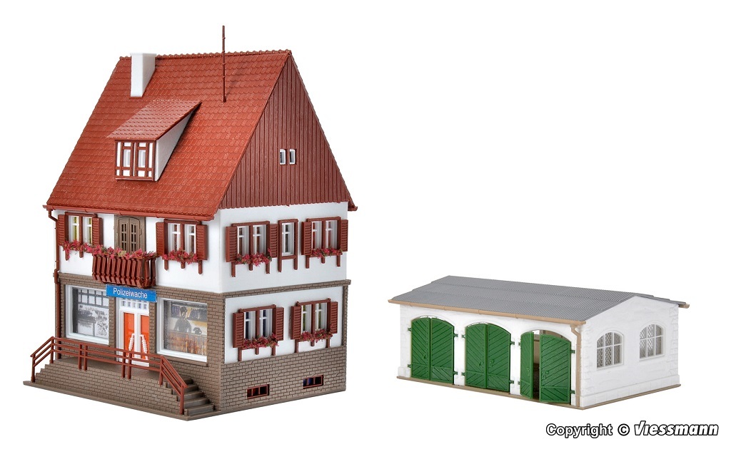 Vollmer 43763 H0 scale, Police control station 7