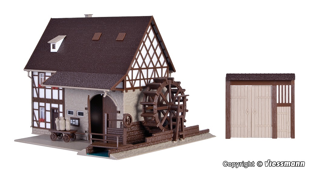 Vollmer 43687 HO scale, Grain mill