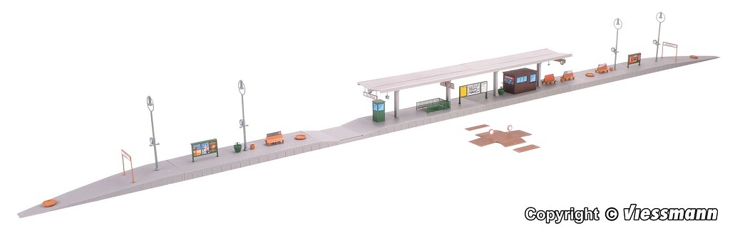 Kibri 12509 HO scale, Altbach Platform