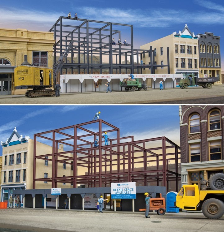 Walthers 933-3761 HO scale, Skyscraper Construction Site