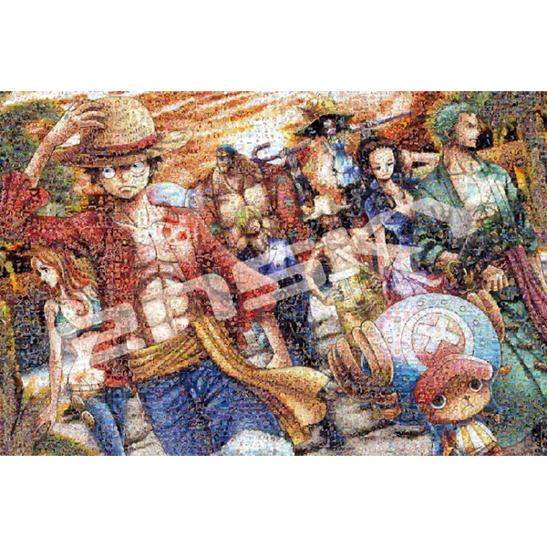 One Piece 海賊王路飛馬賽克1000pcs Puzzle 砌圖