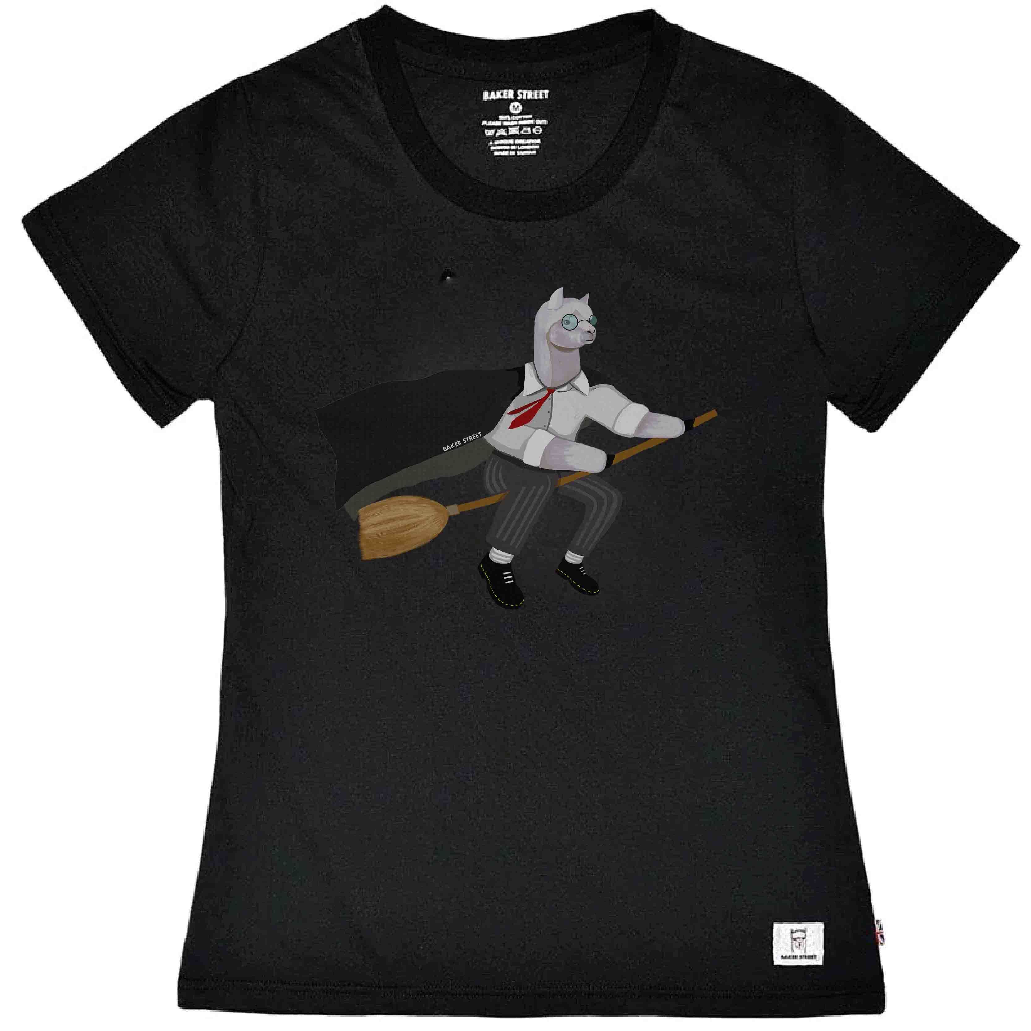 Harry Alpoter 哈利波駝 女版短T