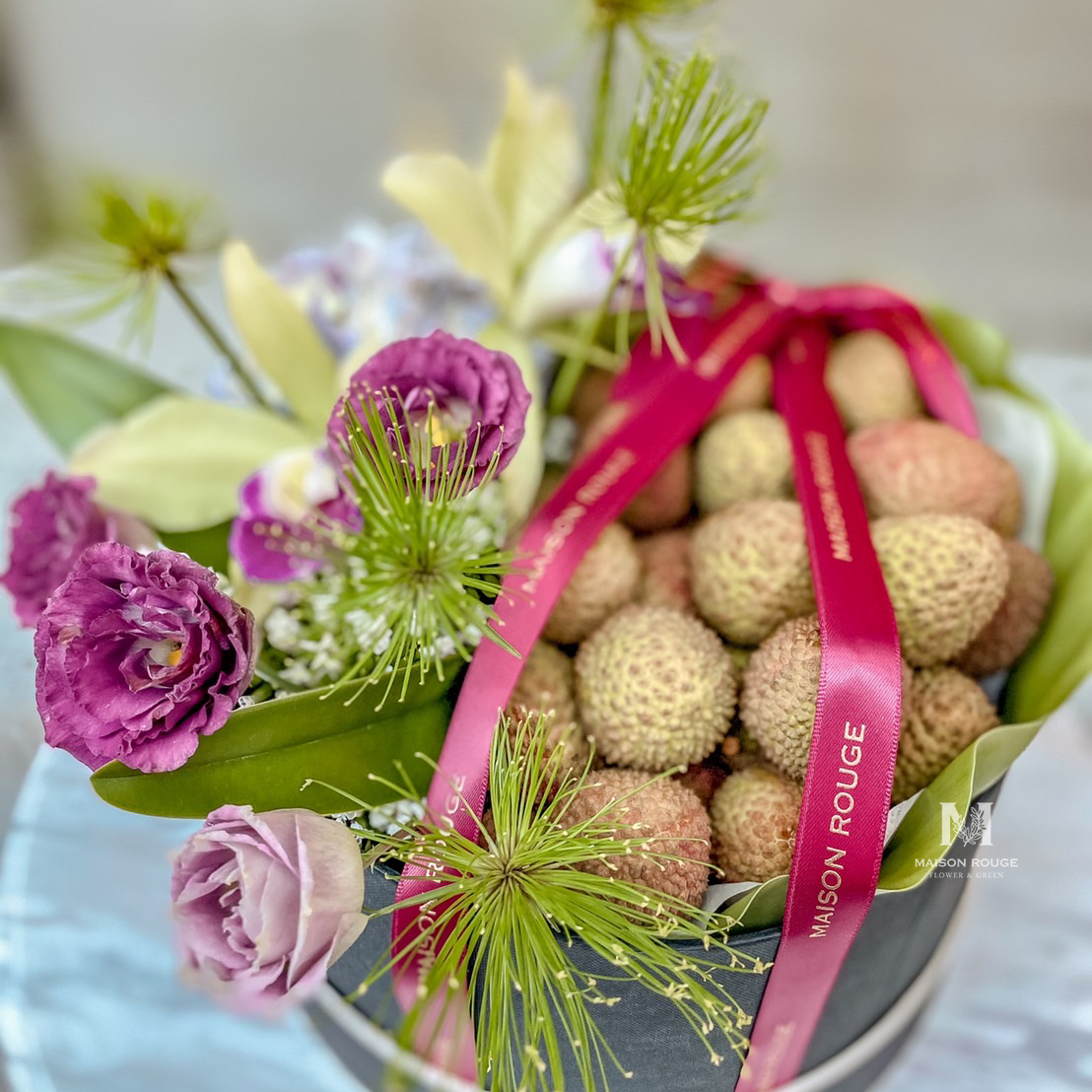 有花吉果禮盒・玉荷包花盒