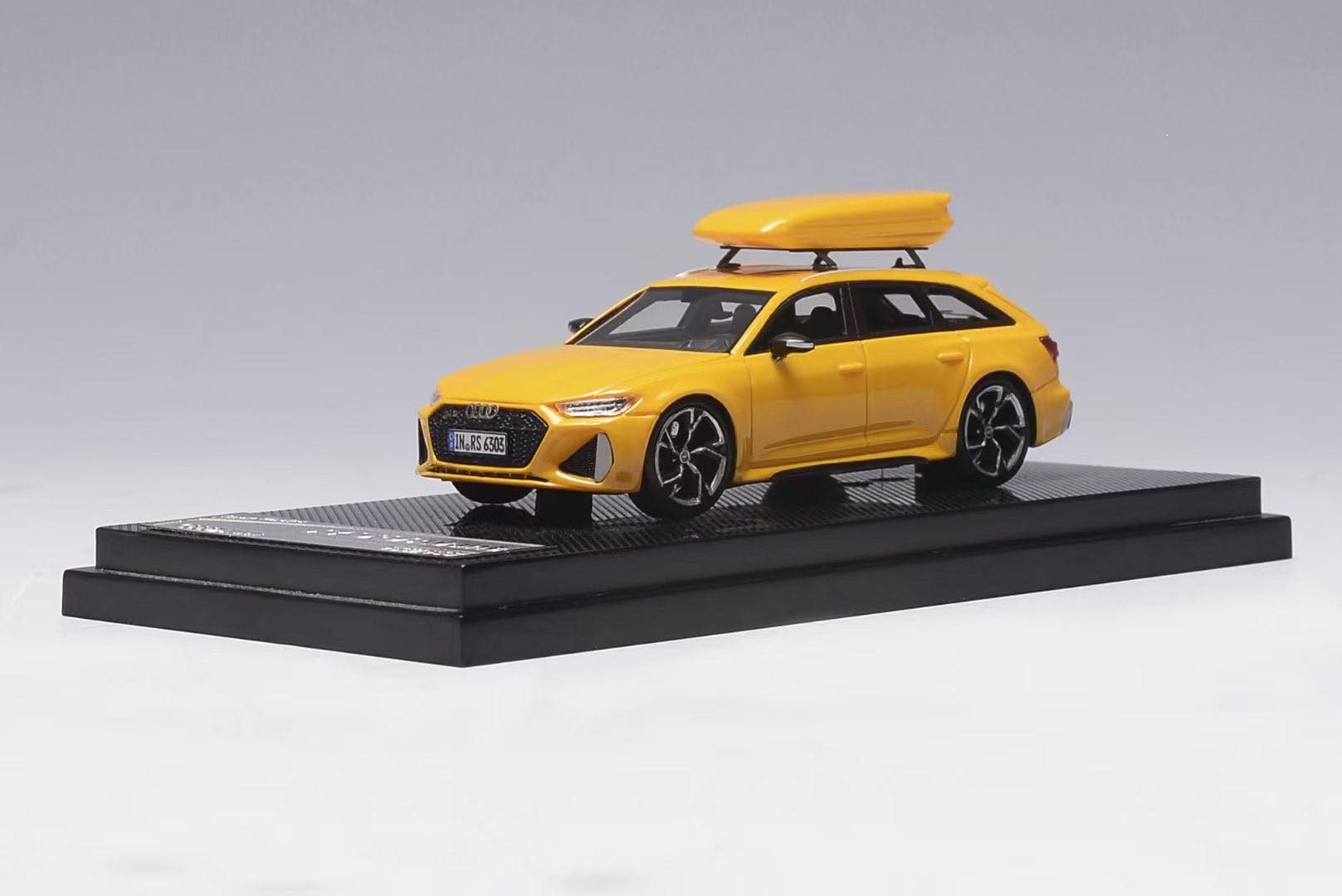 1/64 Stance Hunters  Audi RS6 Avant (C8) Vegas Yellow (SHARS6Y )