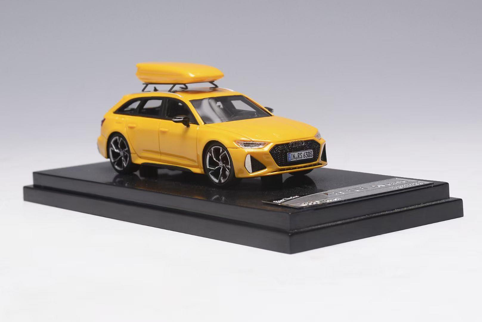 1/64 Stance Hunters  Audi RS6 Avant (C8) Vegas Yellow (SHARS6Y )