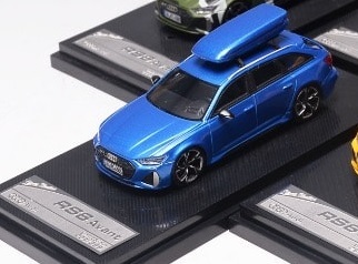 1/64 Stance Hunters  Audi RS6 Avant (C8) Sepang Blue (SHARS6BL )