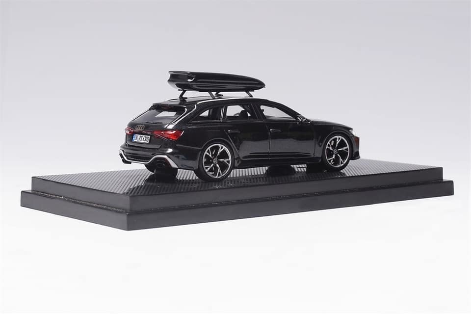 1/64 Stance Hunters  Audi RS6 Avant (C8) Mythos Black (SHARS6BK )