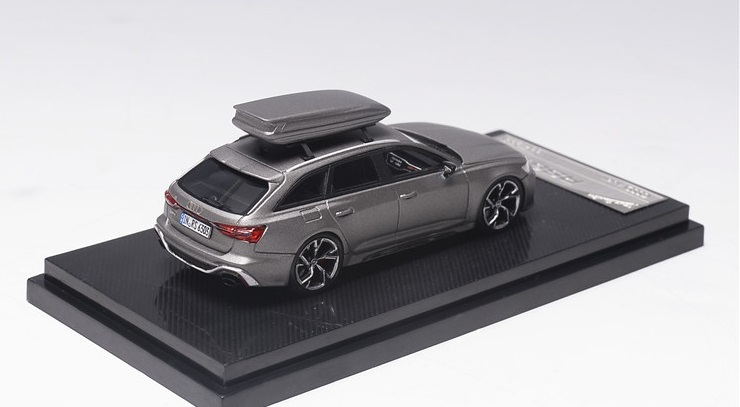 1/64 Stance Hunters  Audi RS6 Avant (C8) Daytona Matt Grey (SHARS6G )