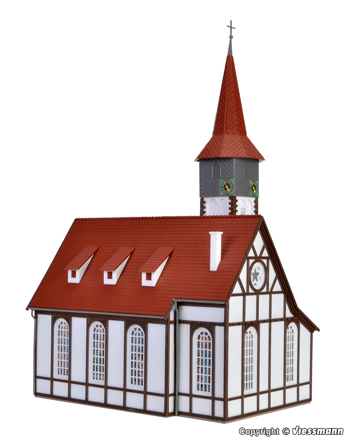 Vollmer 43768 HO scale, Half-timbered church Altbach