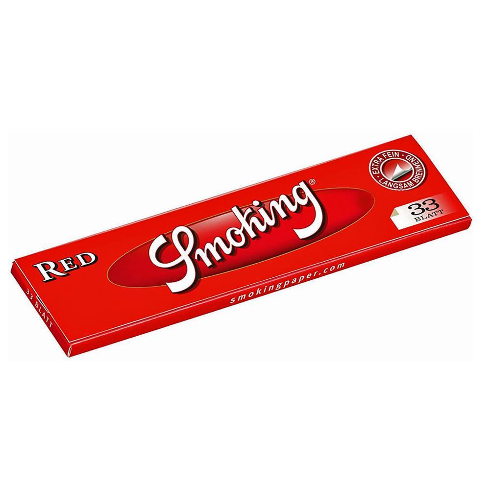 🇪🇸SMOKING RED-KS Slim ROLLING PAPERS 捲菸紙 捲煙紙(33入)