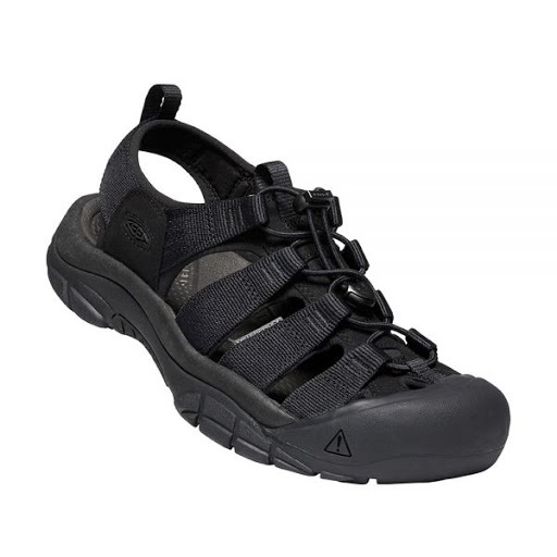 KEEN 男款 NEWPORT H2 M TRIPLE BLACK 護趾涼鞋 黑色