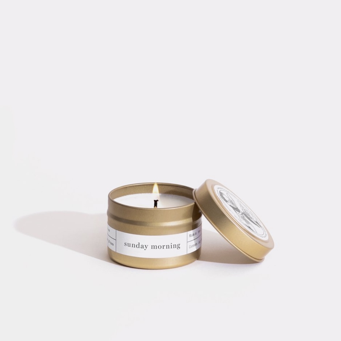 Sunday Morning 週日清晨 小金罐蠟燭 - Brooklyn Candle Studio