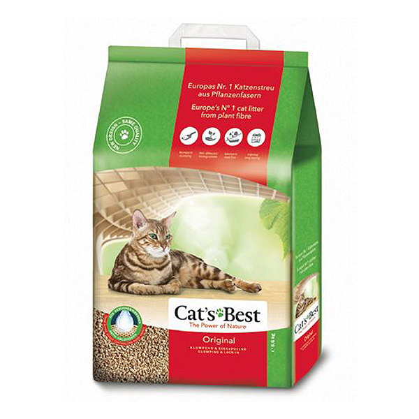 【二包組】德國凱優 Cat’s Best - 紅標凝結木屑砂20L