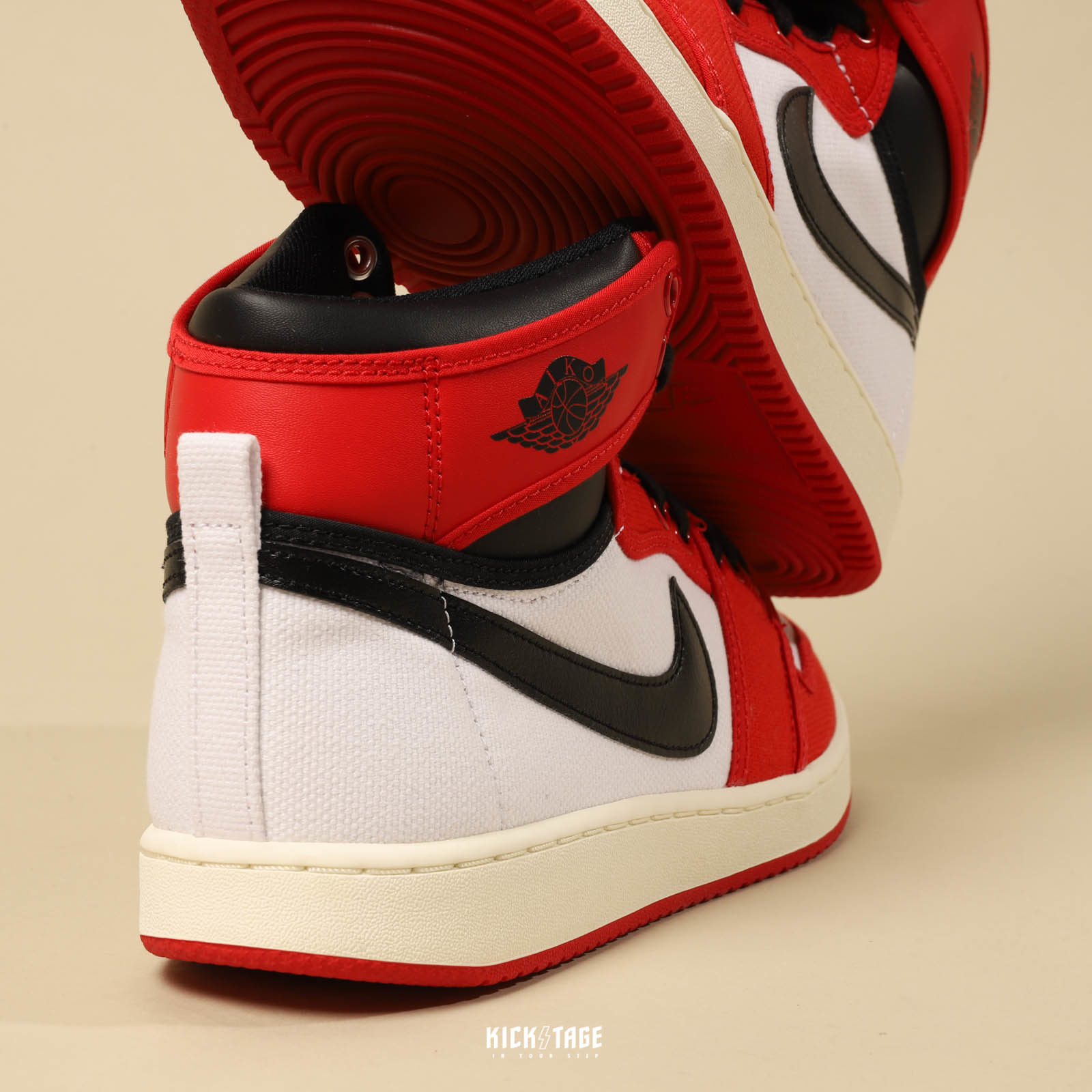 男鞋AIR JORDAN 1 KO RETRO「Chicago」白黑紅芝加哥配色AJ