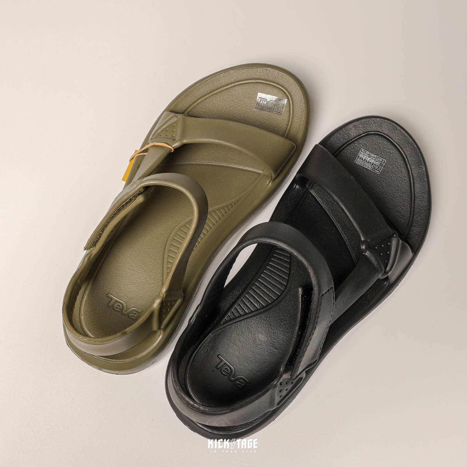 男鞋 TEVA M HURRICANE 黑色 橄欖綠 防水 魔鬼氈 水陸輕量涼鞋【TV1100270BLK】