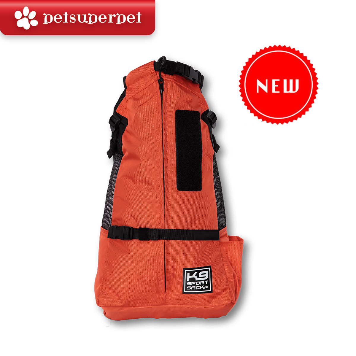 【新上架！】K9 Sport Sack - K9 Sport Sack® Trainer 休閒寵物背包 - Koral 珊瑚紅色 [3尺寸]