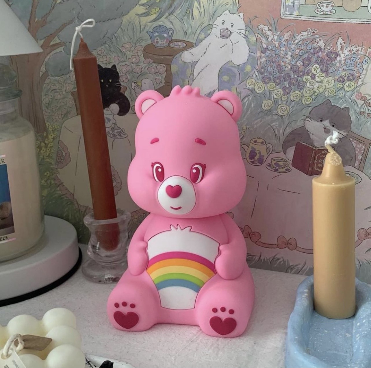 韓國 care bear 觸控式 LED 夜燈