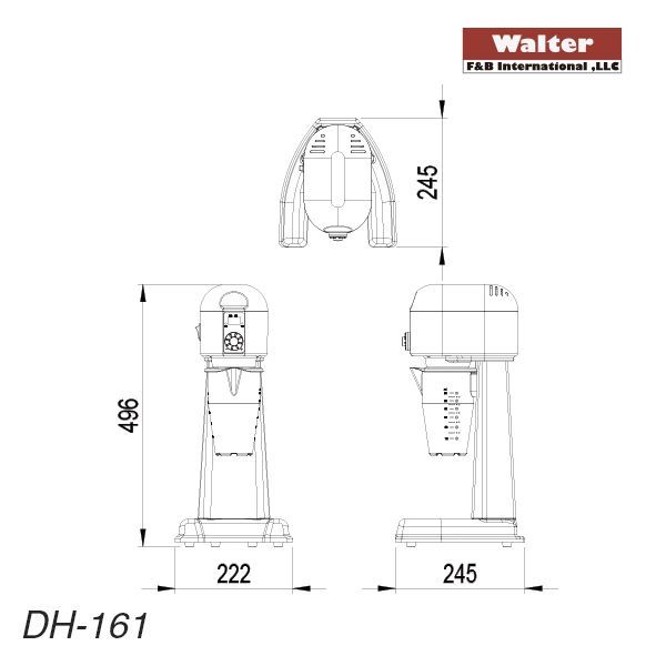 渥特Walter 高速液態均質機