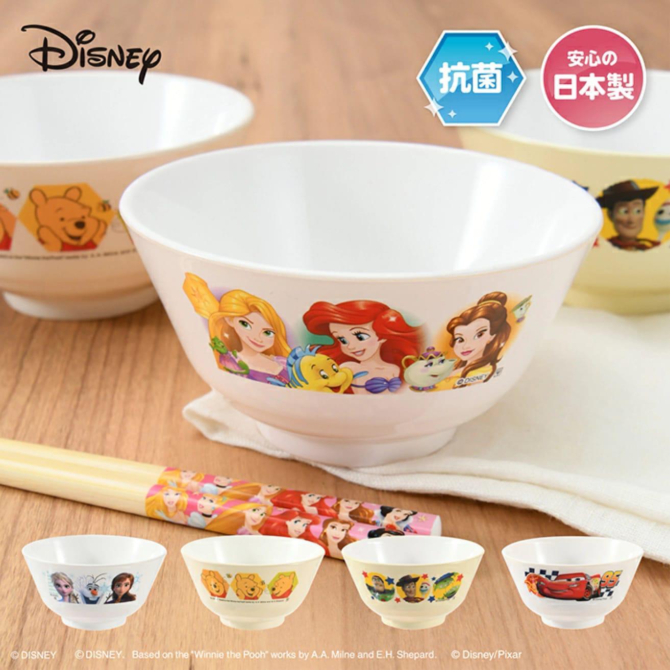 日本製Disney 卡通抗菌兒童飯碗