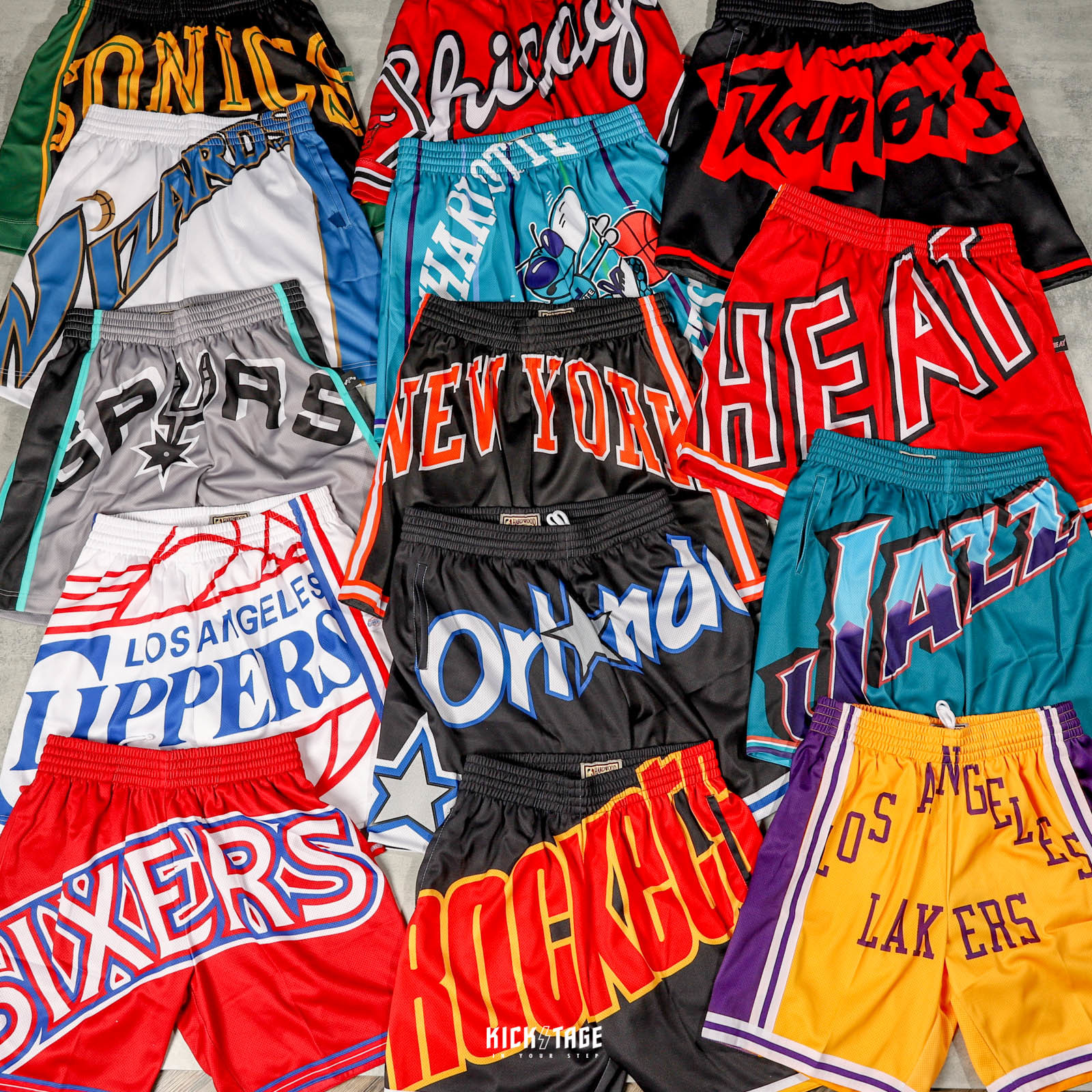 MITCHELL & NESS M&N Blown Out Fashion Jersey 大LOGO球褲