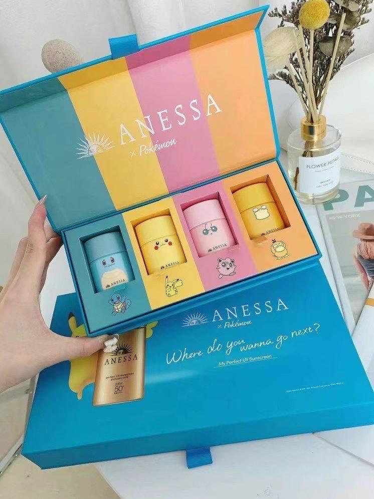 ANESSA x POKEMON系列套裝 ポケモンコラボ 限定ボトル (12mlx4)