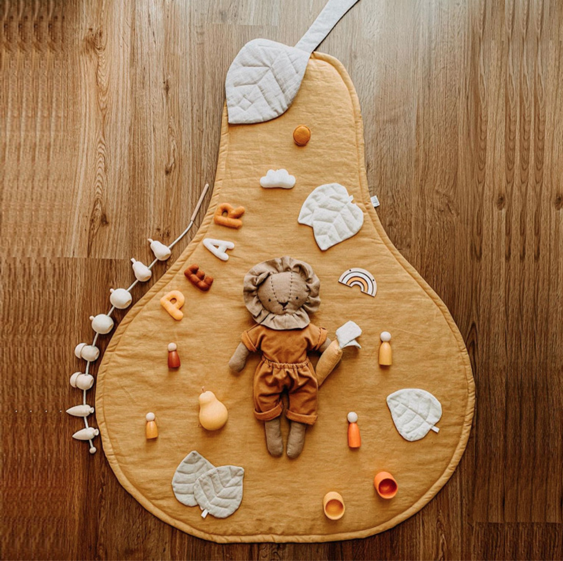 北歐梨子造型地墊