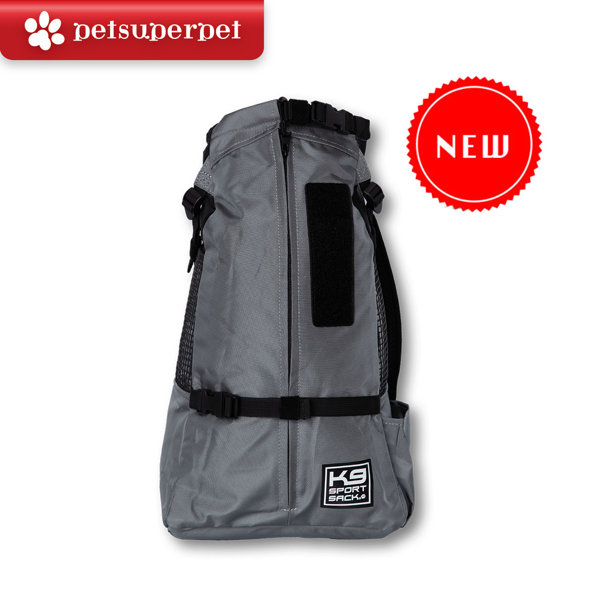 【新上架！】K9 Sport Sack - K9 Sport Sack® Trainer 休閒寵物背包 - Iron Gate 鐵黑色 [3尺寸]