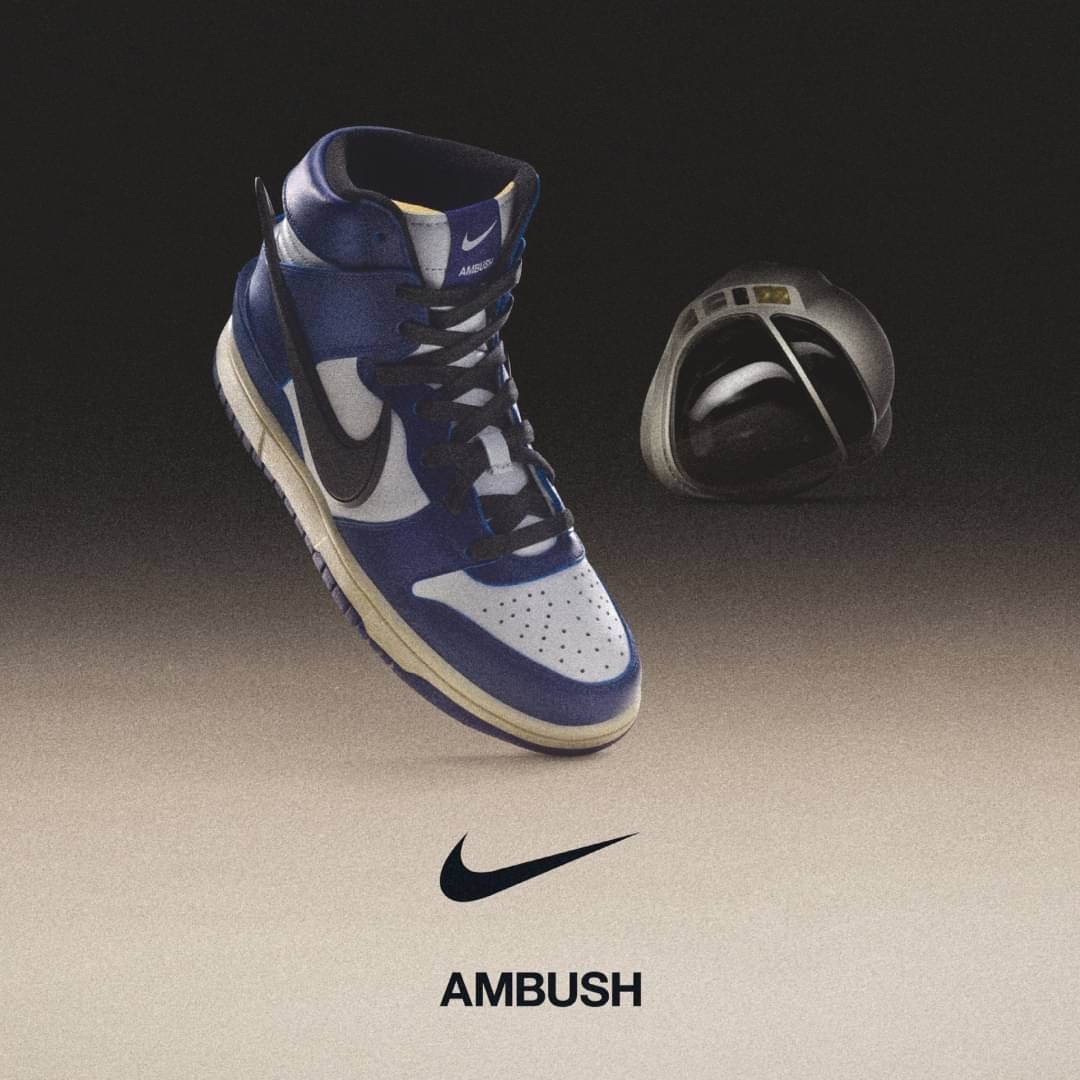 AMBUSH x Nike Dunk High 聯名限定最新配色皇家藍「Deep Royal」