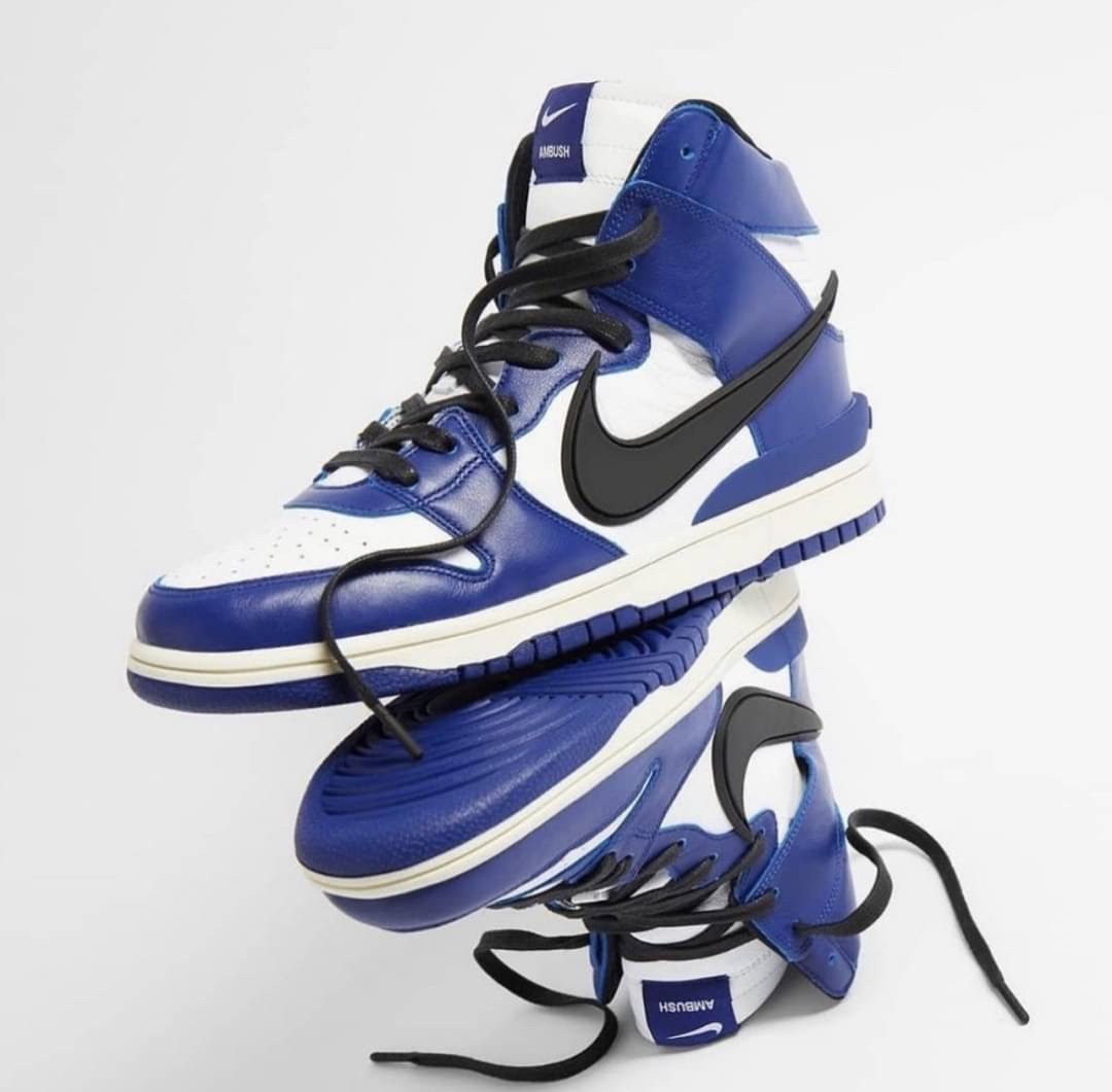 AMBUSH x Nike Dunk High 聯名限定最新配色皇家藍「Deep Royal」