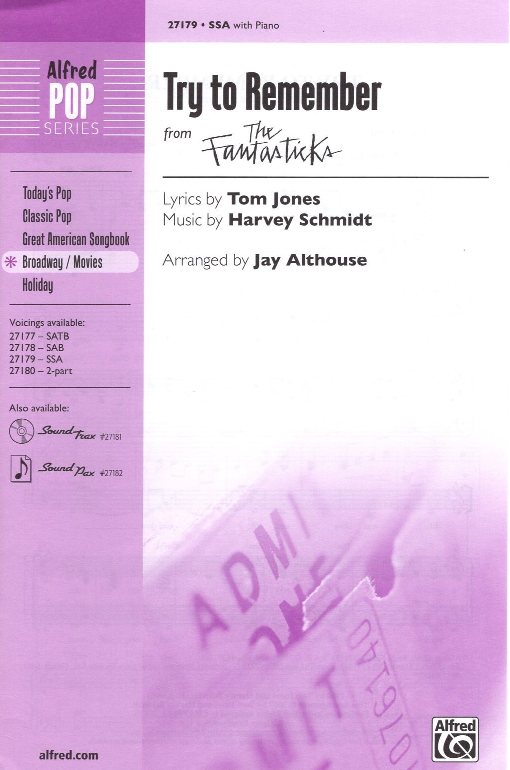 【女聲三部】《Try to Remember》