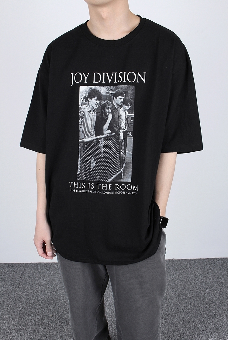 韓國代購Raucohouse Joy Division 樂團短TEE