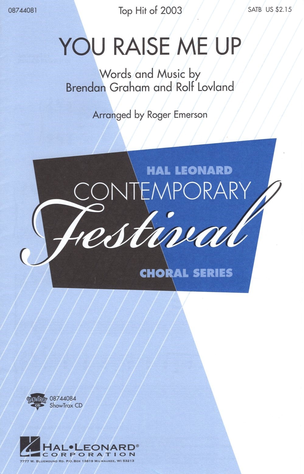 【混聲四部】《You Raise Me Up》