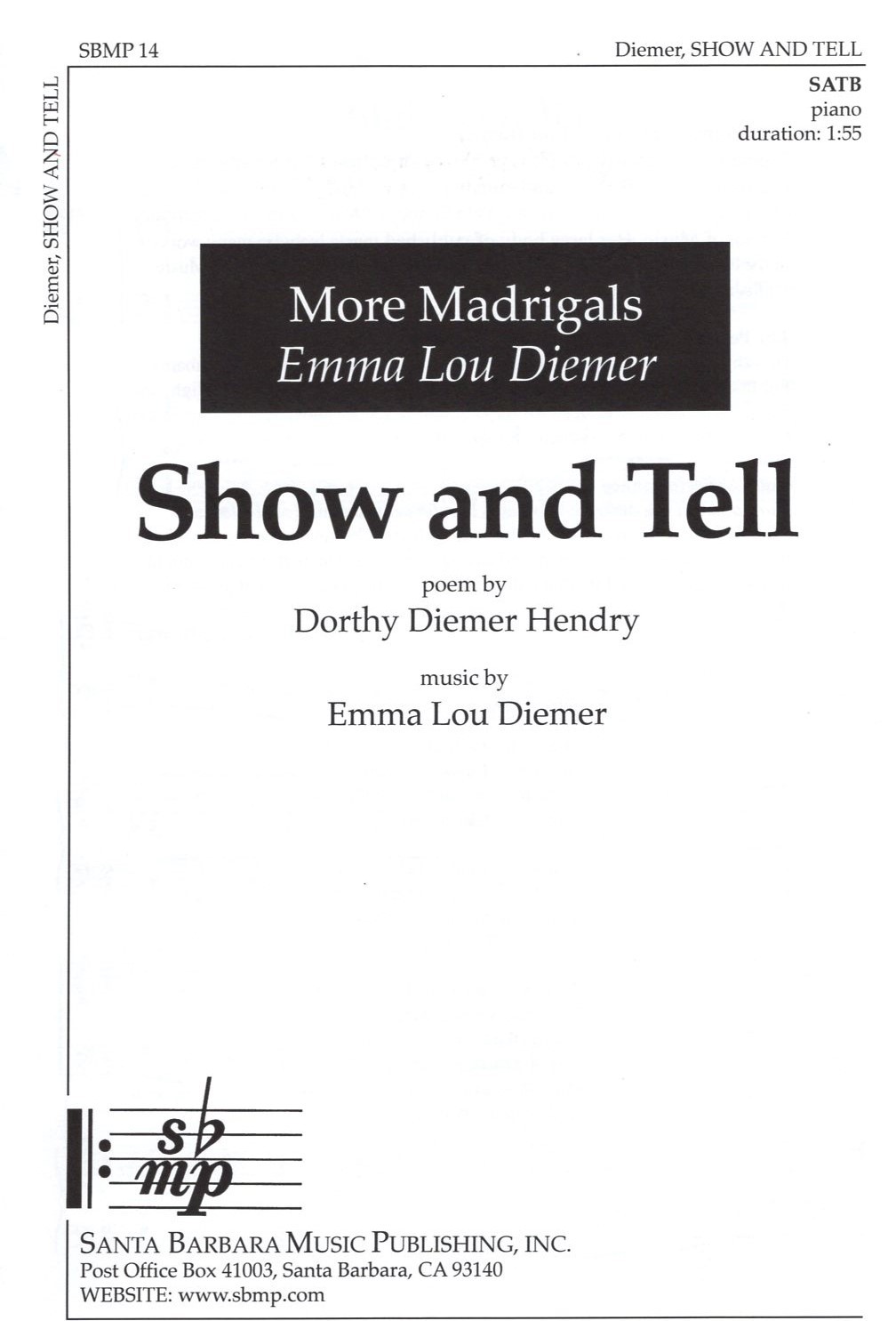 【混聲四部】《Show and Tell》