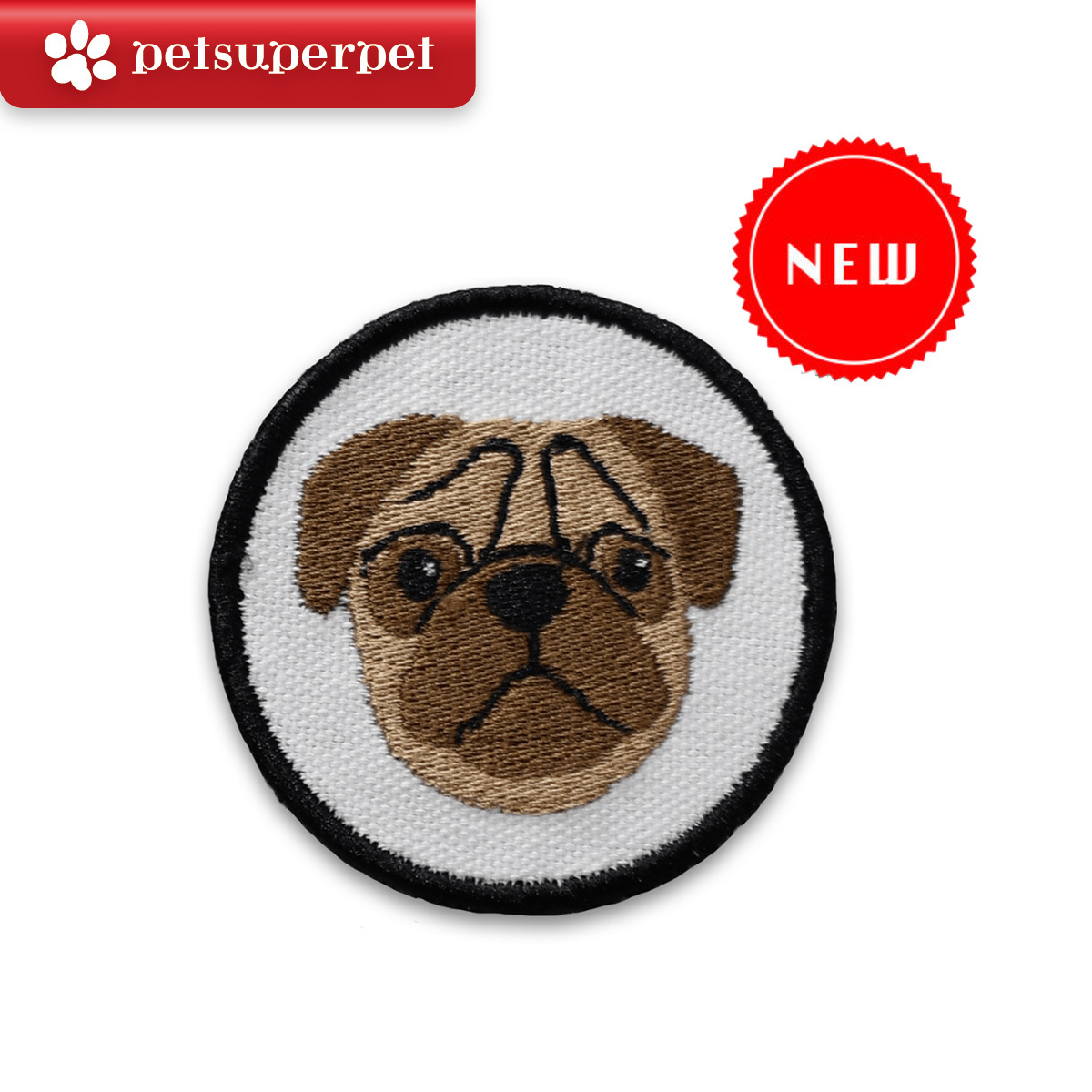 【新上架！】K9 Sport Sack 寵物品種刺繡布章 - 圓形 [4款]