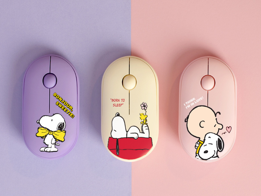 韓國 史努比 無線 無噪音 藍牙滑鼠