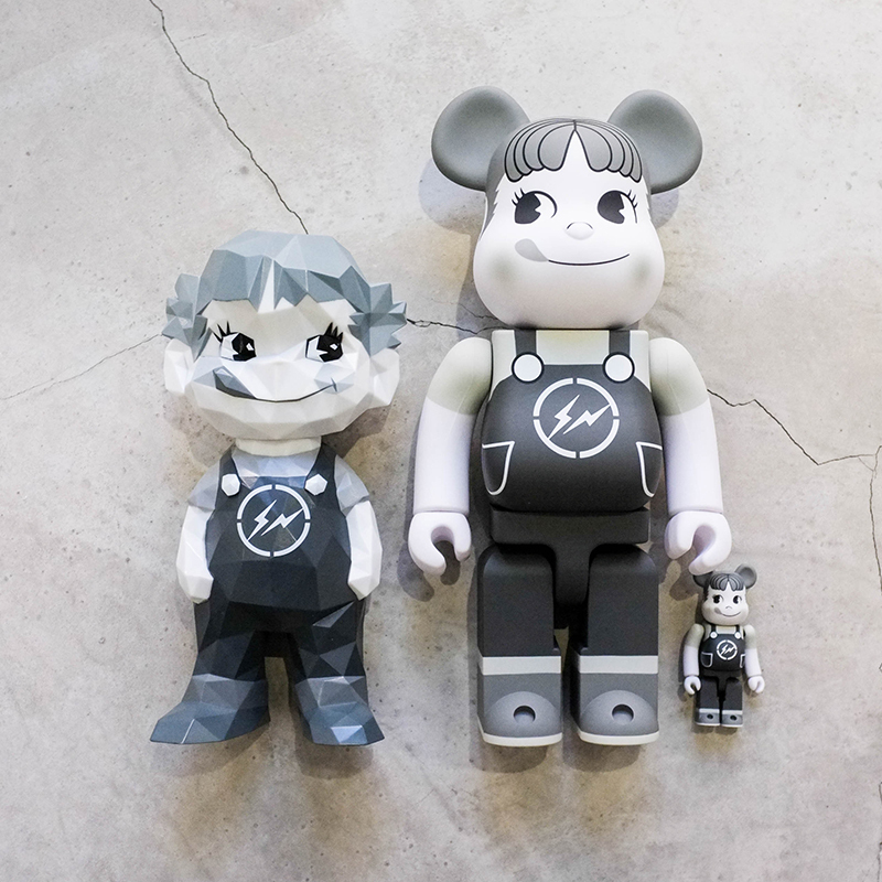 不二家 - MILKY THE CONVENI BLACK PEKO BE@RBRICK BEARBRICK MILKY THE CONVENI Peko Black 100%&400% Medicom Be