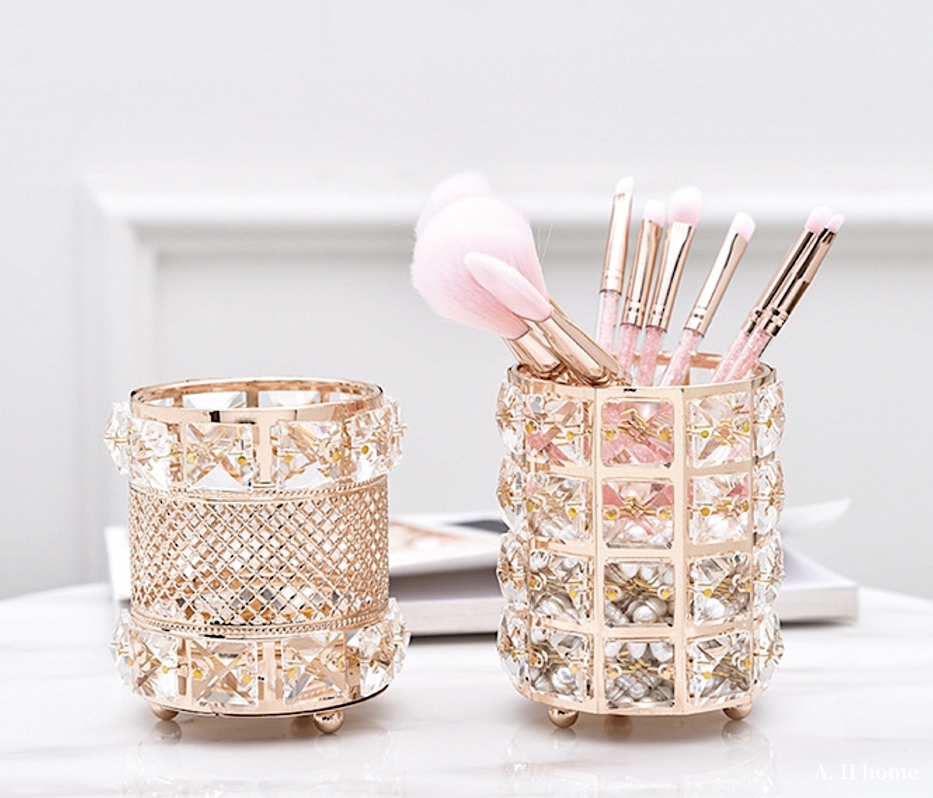 【ＡＨ212】奢華水晶收納筒