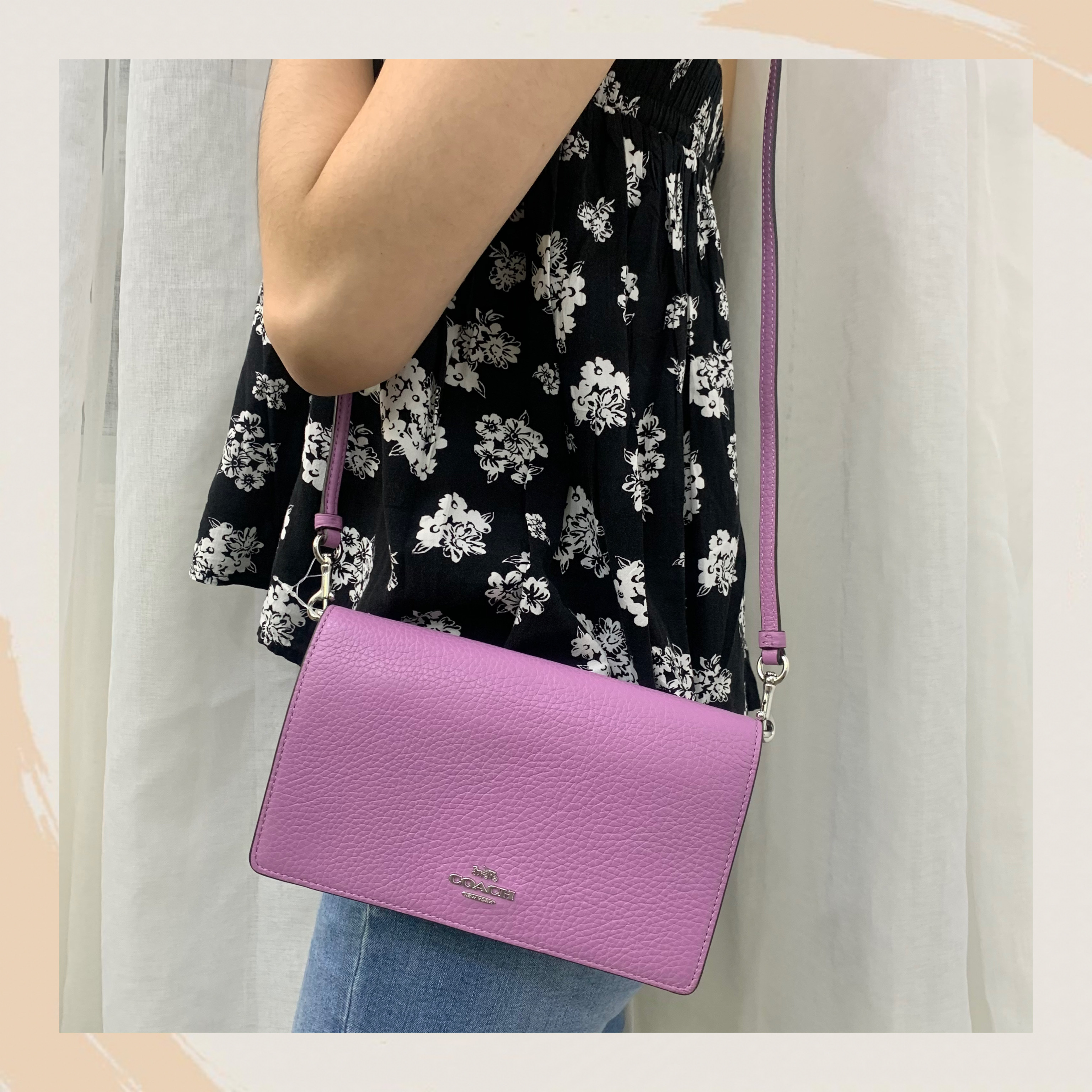 【名牌代購】COACH FOLDOVER CROSSBODY CLUTCH #3037/SVSCV