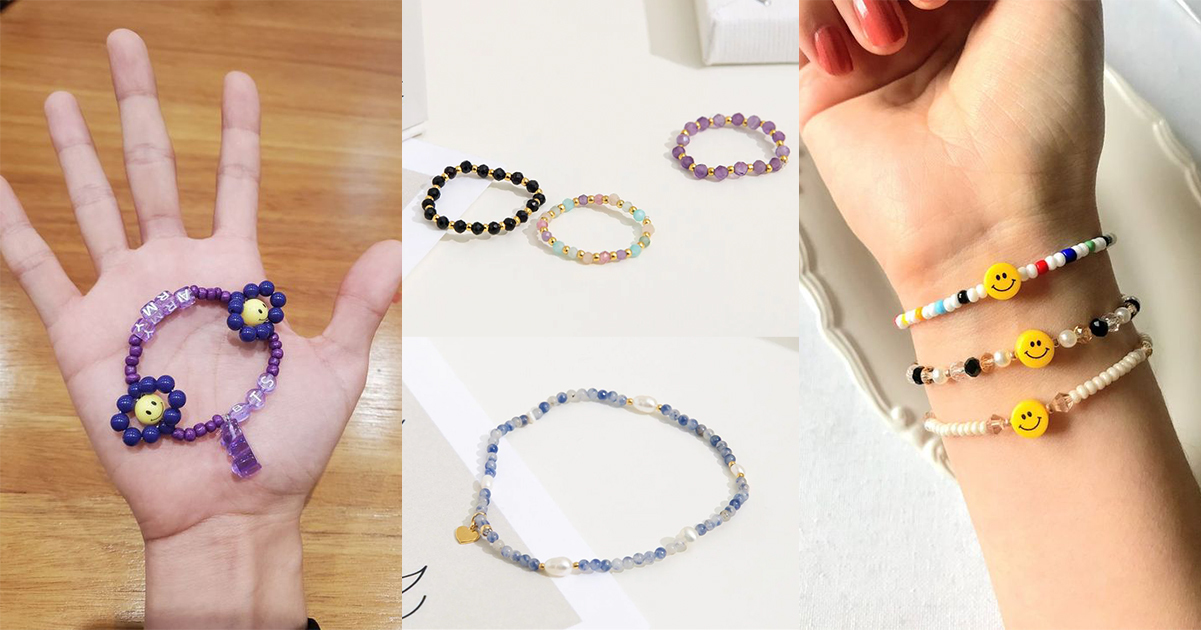 繽紛的串珠飾品是近期最火紅的潮流單品，也是許多韓星的配戴款，絕對是今夏必備的時尚單品！