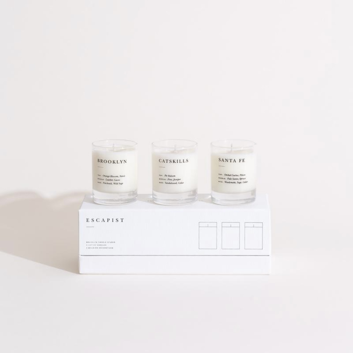 Brooklyn Candle Studio 環遊秘境蠟燭組合 ( 3 x 3oz ) - Brooklyn Candle Studio