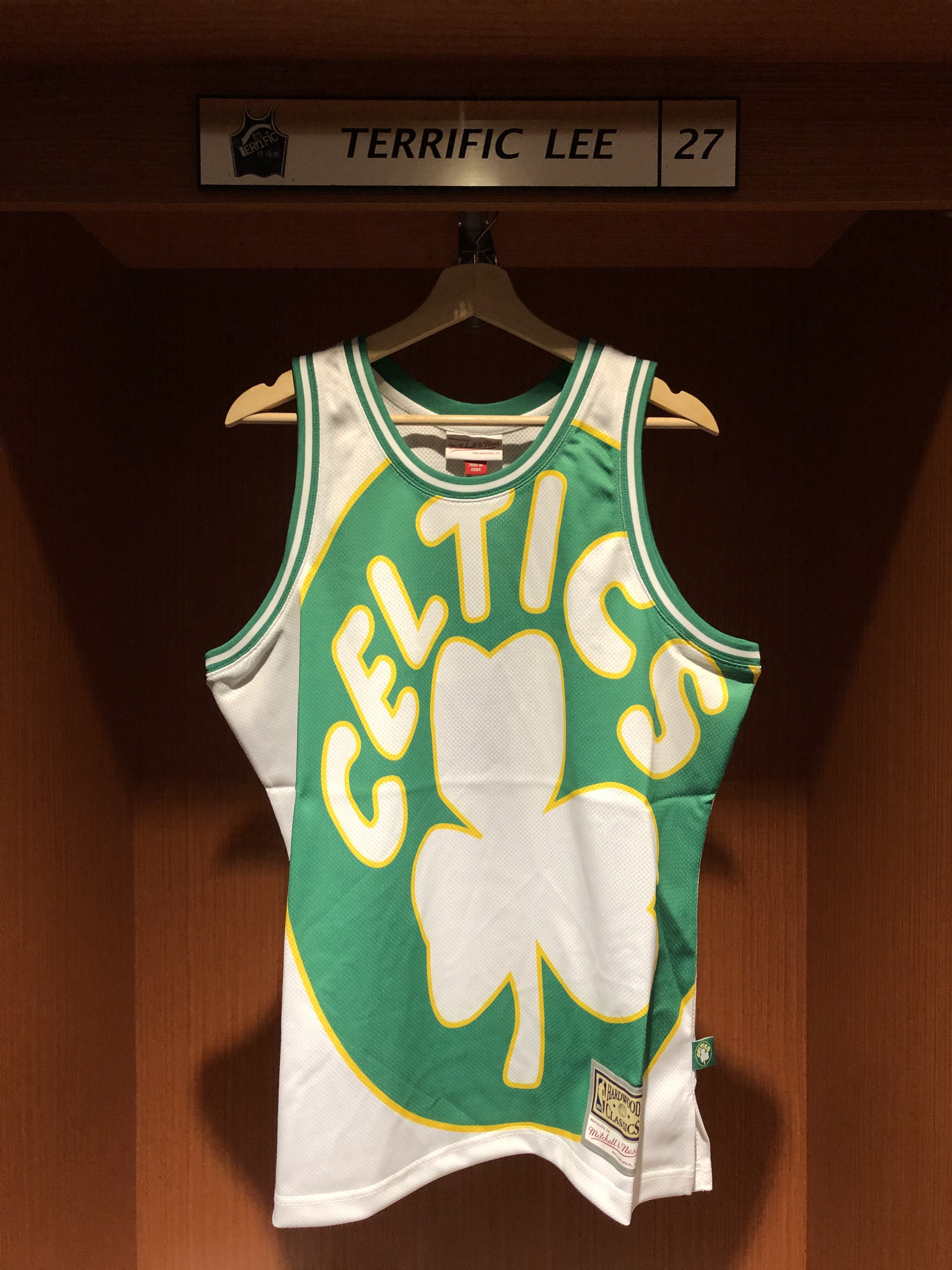 NBA球衣 波士頓賽爾提克白 M&N Big Face 2.0 Jersey 染印 球衣 全新