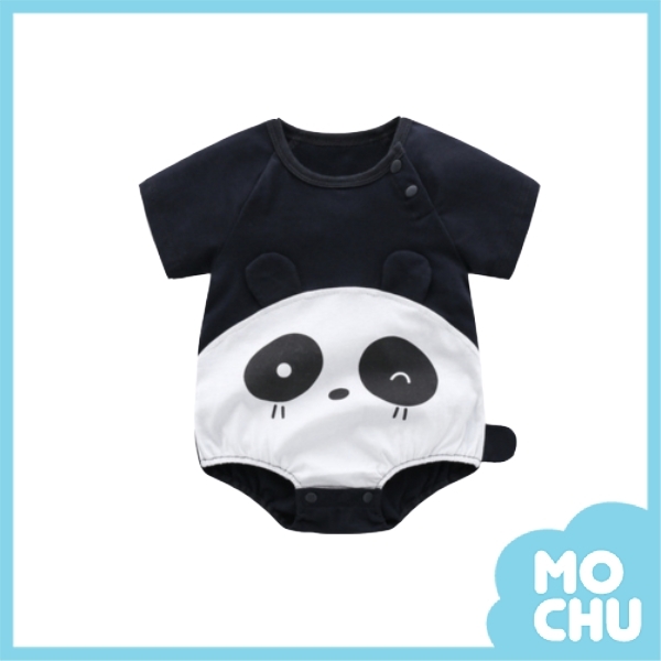 黑黑熊貓三角包屁衣