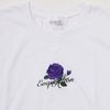 【FLOWER by RADIO EVA 028】EVA-01 Flower Embroidery T-Shirt/WHITE/S/M（T-Shirt））