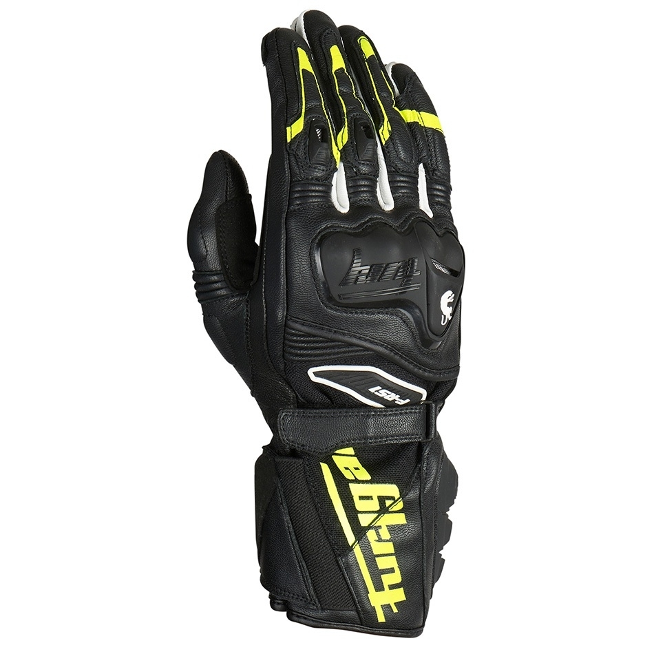 FURYGAN F-RS1 BLACK/FLUO YELLOW/WHITE 黑螢光黃白 皮手套