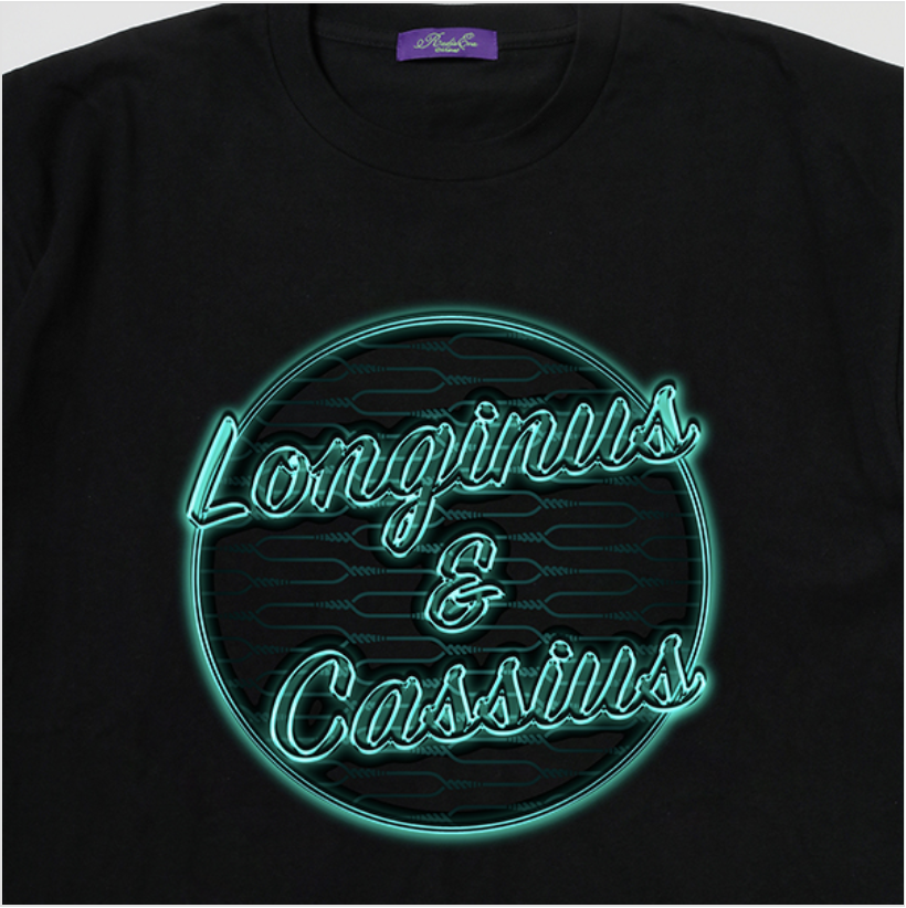 RADIO EVA 733 Longinus & Cassius Neon Sign T-Shirt/BLACK×GREEN/L（T-Shirt）