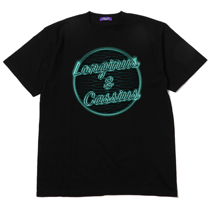RADIO EVA 733 Longinus & Cassius Neon Sign T-Shirt/BLACK×GREEN/L（T-Shirt）