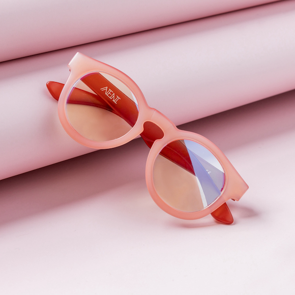 AENI iLO兒童濾藍光眼鏡4-7y 粉紅星球