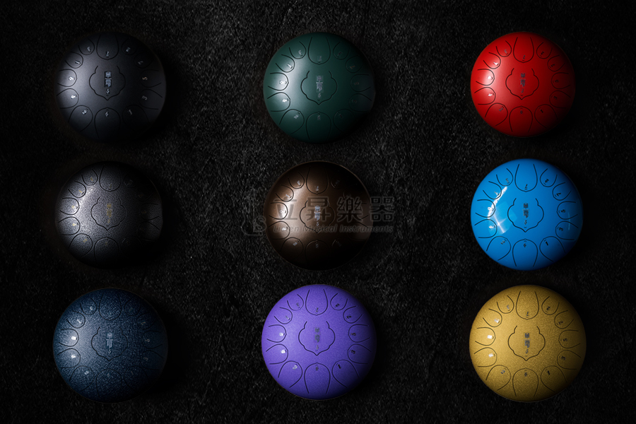 HUASHU HD1213/HC1213 空靈鼓 華蜀 12吋 13音 墨黑 石綠 硃砂 黑曜 檀栗 湖藍 藏青 薰衣草 鎏金 花銀 鈦白 孔雀石 鋼舌鼓 D系列 碳鋼製 C調 可加購腳架 【附贈厚實背袋、歌曲本及多樣配件】