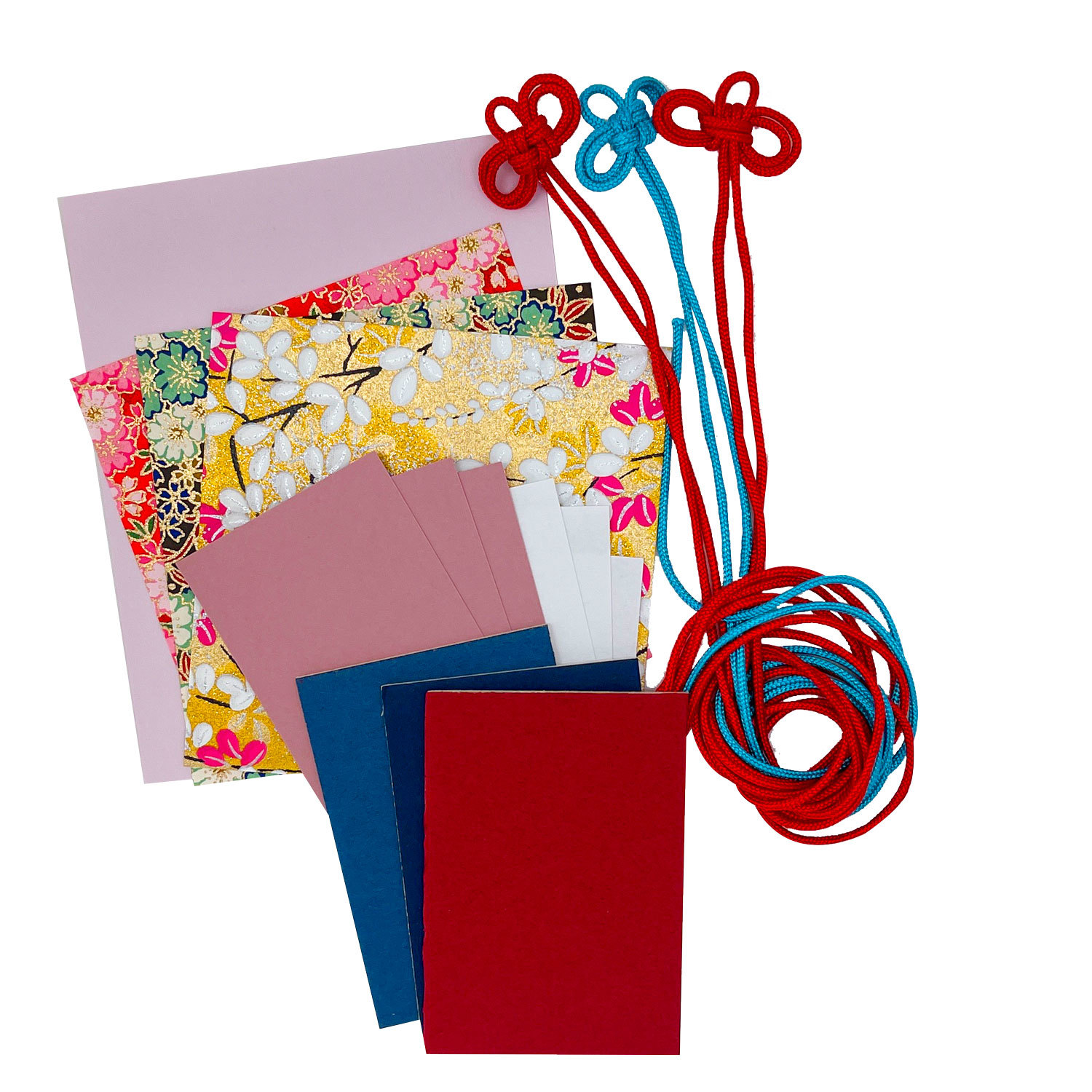 【祈福吊飾】材料包 (3份/1包) 內卡顏色隨機 # 打孔器、工具需自備 #T9999-5