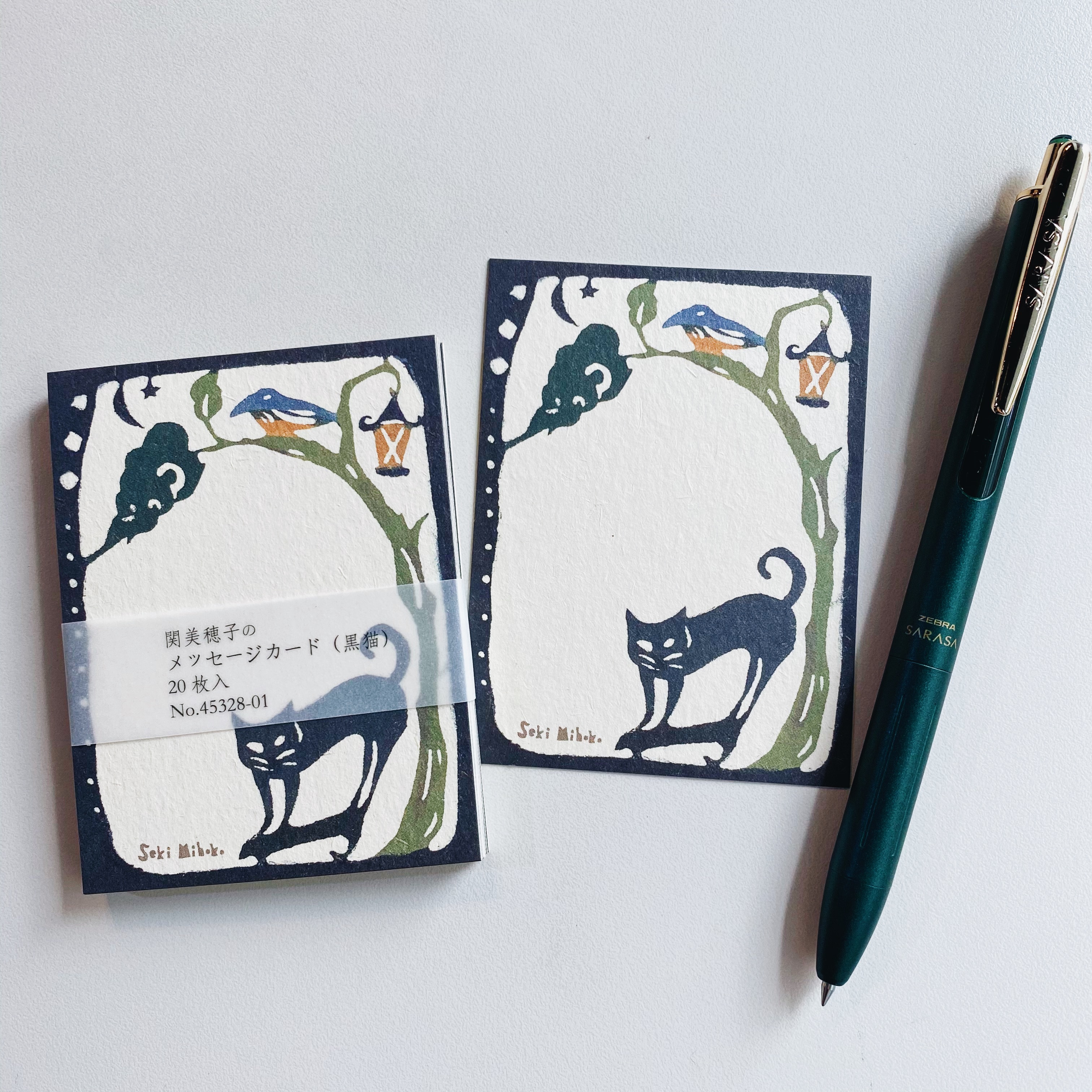倉敷意匠 20入留言小卡片 小便箋  関美穂子／中西直子